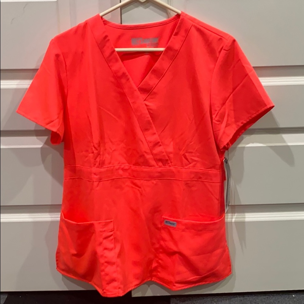 Grey’s Anatomy Hot Pink Scrub Top